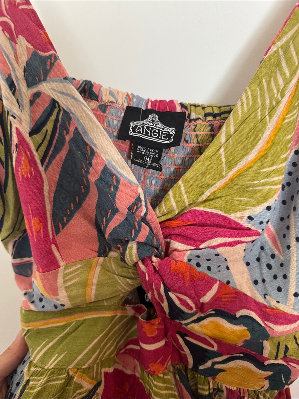 Angie Tropical Floral Jumpsuit - Picture 5 of 6